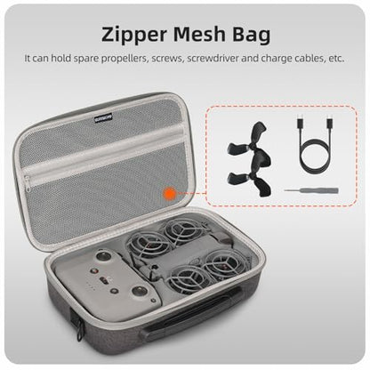 Carrying Case for DJI Neo 2 Fly More Combo Accessories, Portable Travel Shoulder Bag for DJI Neo 2 Drone, RC-N3 Remote Controller and Intelligent Flight Battery