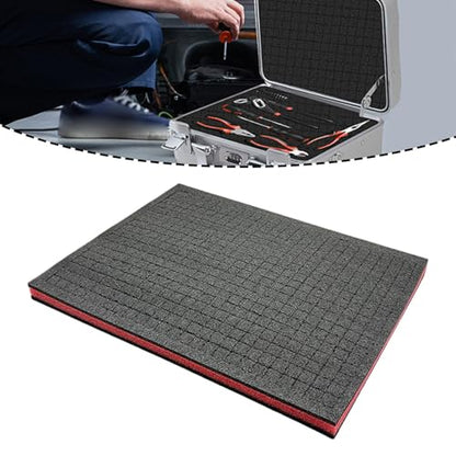 Toolboxes Foam Sponge Insert Game Box Board Cases Pre Cut Segments Customizable Drawer Padding Shock Absorbing Suitable for Camera Cases to, Black red Black 5CM - size: black red black 5CM