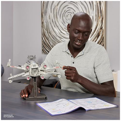 4D Build, Star Wars T-65 X-Wing Starfighter 3D Model Kit, Star Wars Collectible & Desk Décor, Adult Puzzle, Gift Ideas for Ages 12 & Up - style: T-65 X-Wing Starfighter 160 pcs