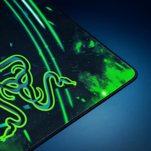 Razer Goliathus Speed (Medium) Gaming Mousepad: Smooth Gaming Mat - Anti-Slip Rubber Base - Portable Cloth Design - Anti-Fraying Stitched Frame - Cosmic - color: Cosmic, size: Medium