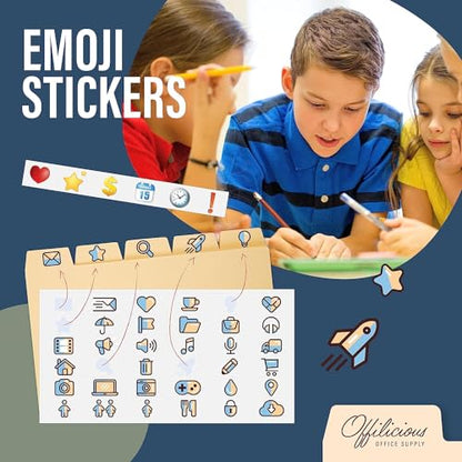 25 Heavyweight Manila Index Card Box Dividers - 3x5 with Tabs & 108 Stickers, Monthly & Recipe Guides, Greeting Card Dividers - color: 25 Pcs, size: 3 x 5 Inches