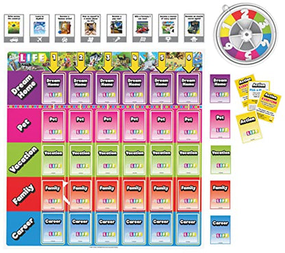 Spin Master Games The Game of Life Giant Edition Family Game | Oversized Vinyl Game Board, Become The Mover On The Board, Great For Family Game Night, Kids Game, For 2-4 Players, Ages 8+ - style: The Game of Life