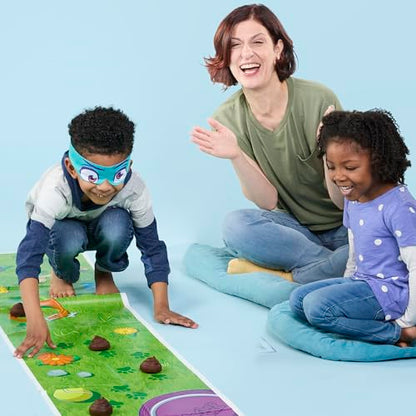 Hasbro Gaming Don't Step in It Preschool Game I Blindfolded, Poop Party Game | Spinner with 8 Fun Animal Moves | Ages 4+| 1+ Players I Funny Kids Board Games | Easter Gift for Kids
