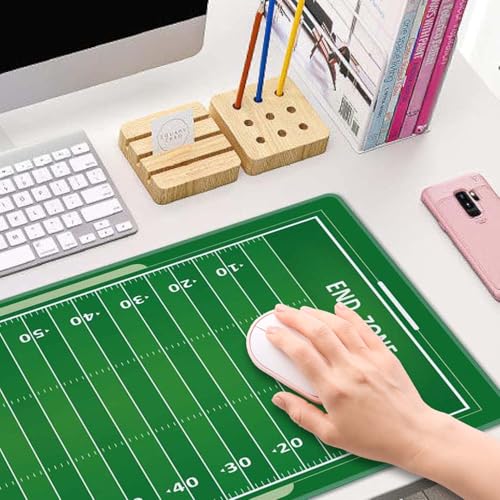 Desk Mat, Large Desk Pad Large Mouse Pad Cute Desk Accessories Home Office Essentials XL Desk Mat Desk Pad Mat for Keyboard Mouse Desk Pads On Top of Desks Computer American Football Field - color: American Football Field