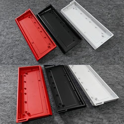 FKZ H60 Aluminum Keyboard Case,60% Compact Customized Mechanical Gaming Keyboard Housing Compatible with Wooting60/Win60/GH60/MADLIONS MAD60HE/61Keys Barebones Keyboard DIY (Black) - color: Black