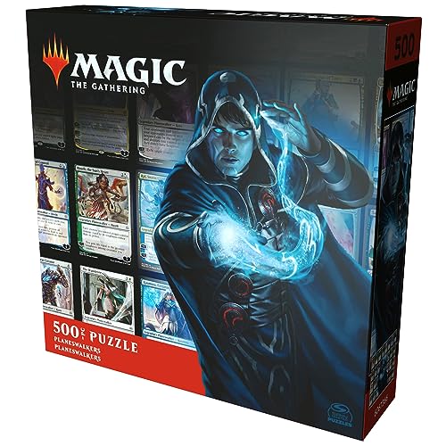 Magic The Gathering, Planeswalkers 500 Piece Puzzle MTG Jigsaw Puzzles 500 Pieces Adult Puzzles 500 Piece Puzzles for Adults & Kids 12+ - color: Planeswalkers 500pc Puzzle