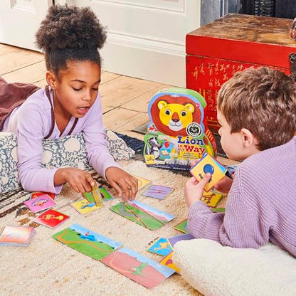 eeBoo Lion in My Way Game - Award Winning Cooperative & Imaginative Problem Solving Game, Screen-Free Fun for 2-4 Players, Kids Ages 5 and up - style: Lion in My Way