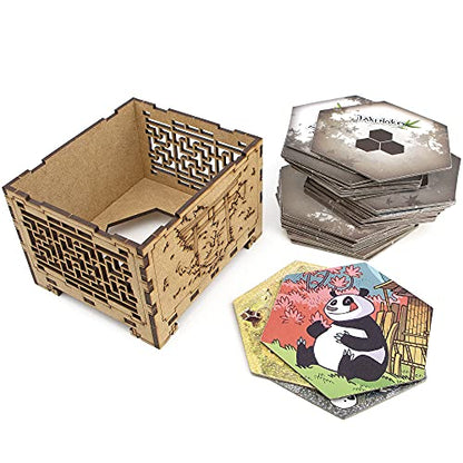 Organizer for Takenoko Board Game and Chibis Expansion, Storage Insert, Accessories Upgrade