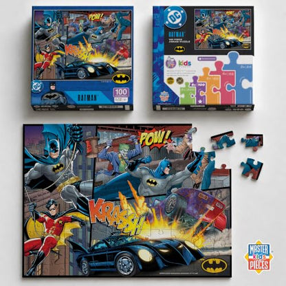 MasterPieces 100 Piece Jigsaw Puzzle for Kids - 14"x19" - Batman - style: Batman