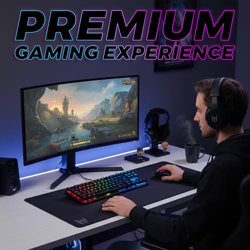 TECWARE Phantom 87 Key RGB Mechanical Gaming Keyboard | Outemu Red Switch | 16.8M Color LED Lighting | 18 Pre-Set | Low Latency | N-Key Rollover | Software Customizable Keys | Wired USB Connection - color: Red Switch