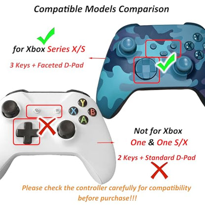4 Pcs Battery Back Cover for Xbox Series X/S Controller[NOT for Xbox One & One X/S],Battery Back Shell Covers,Replacement Battery Door Shell Repair Part Compatible with Xbox Series S/X(Black&White) - color: 2 Black+2 White