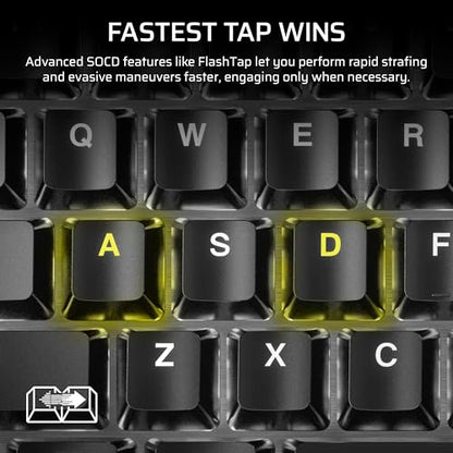 Corsair K70 CORE TKL RGB Tenkeyless Mechanical Wired Gaming Keyboard – Pre-Lubed MLX Red v2 Linear Switches, SOCD, ABS Double-Shot Keycaps, Sound Dampening, 1000Hz Polling, QWERTY NA – Black - style: Wired