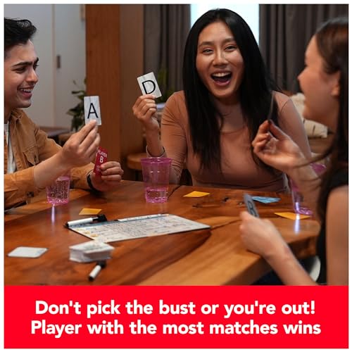 Spin Master Games, Draft’d, Competitive Drafting Party Game with Hilarious Prompts for College Nights, Football Watch Parties, Happy Hour Activity, for Teens & Adults, 3-5 Players, for Ages 14 & Up - style: Draft’d