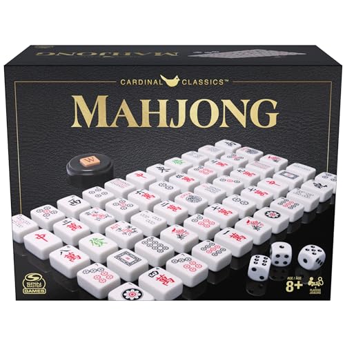 Spin Master Games, Mah Jong Classic Strategy Matching Tile Game, Trending ASMR Activity, as Seen on TikTok, for Kids, Teens, & Family, 1-4 Players, for Ages 8 & Up
