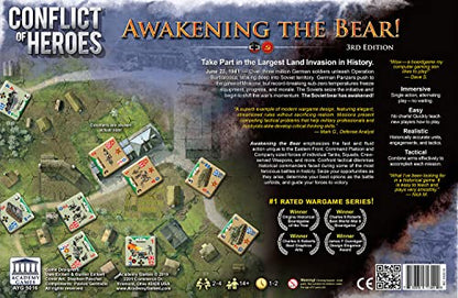 Academy Games | Conflict of Heroes: Awakening The Bear 3rd Ed | Board Game | 2-4 Players