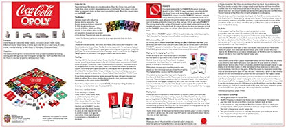 MasterPieces Opoly Board Games - Coca-Cola Opoly - Officially Licensed Board Games for Adults & Families - color: Team Color