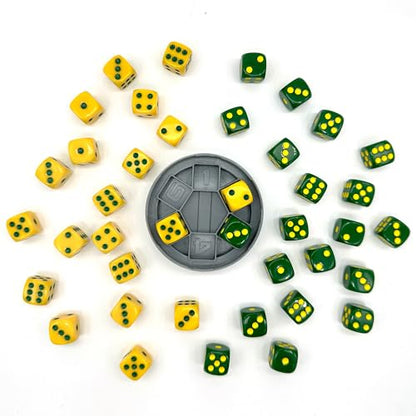 Big Discoveries Trash Dice Fast-Paced Family Dice Game | Exciting 2-Player Board and Dice Game with Trash Can and 40 Piece Dice Set | for Travel, Party, and Games Night