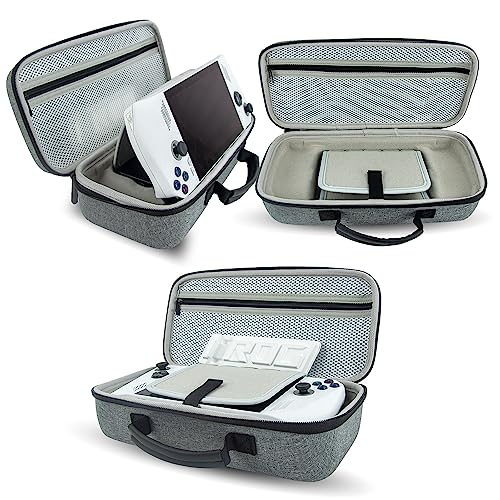 Voikoli Protective Eva Hard Shell Case Compatible with Asus Rog Alloy 7''2023/Asus Rog Ally X 2024,Shockproof,Stylish and Durable (Grey) - color: Grey