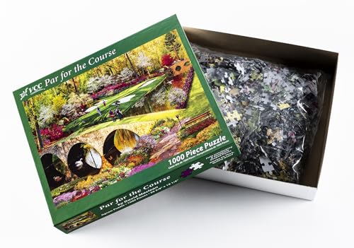 Par for The Course (Golf) Jigsaw Puzzle 1000 Pieces - Precision Cut, Challenging Golf Puzzle for Adults, Vibrant Colors, 1000 Piece Golfing Jigsaw by Vermont Christmas Company