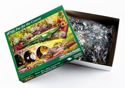 Par for The Course (Golf) Jigsaw Puzzle 1000 Pieces - Precision Cut, Challenging Golf Puzzle for Adults, Vibrant Colors, 1000 Piece Golfing Jigsaw by Vermont Christmas Company