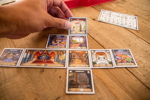 Stonemaier Games: Between Two Castles Essential Edition by Ben Rosset & Matthew O’Malley | Build Wacky Castles with Your Neighbors | Strategy Board Game for Adults & Family | 1-8 Players, 60 Mins