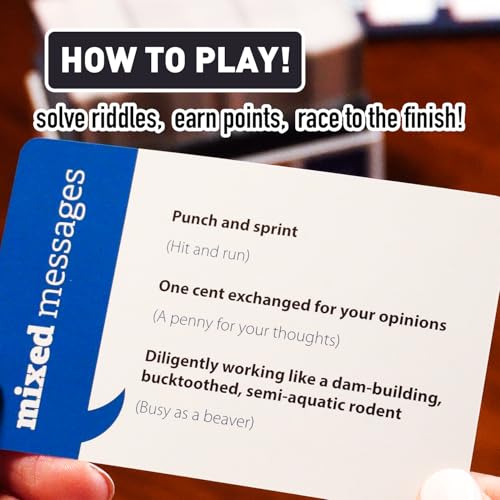 Idiom Addict Word Game – Funny Idiom Guessing & Party Board Game for Kids, Teens & Adults, Family Game Night & Group Game, Brain Teaser with 2,400 Challenges, Ages 10+