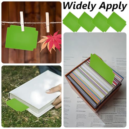 CRASPIRE Trading Card Dividers Green Card Separator Card Sorting Tray Plastic Card Dividers Board Game Card Separator Card Deck Box Dividers for Game Organizer Storage 40sheets 2.75 x 3.7 Inch - style: 40Pcs Green