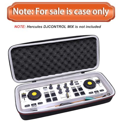 LTGEM DJ Controller Case for Hercules DJControl Mix/DJControl Starlight - Hard Storage Travel Protective Carrying Bag (Case Only) - size: Hercules DJControl Mix