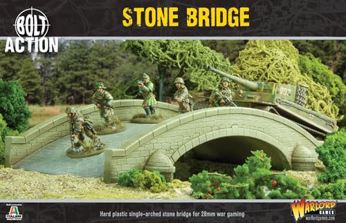 Warlord Bolt Action Stone 1:56 WWII Military Wargaming Diorama Plastic Model Kit, Small