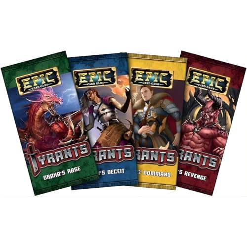 WISE WIZARD GAMES, Epic Card Game Bundle: Base Set, Guardians of Gowana, Duels Boxed Sets Plus 4 Lost Tribe Card Packs, 4 Pantheon Packs, 4 Tyrants, 4 Uprising (19 Items)