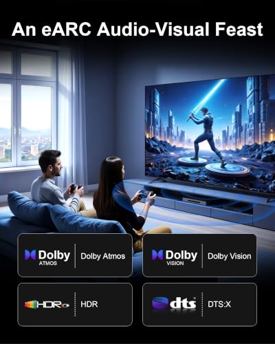 Ultra Thin 8K HDMI Cables 5FT, Hyper Slim HDMI 2.1Cable Support 4K@120Hz 8K@60Hz eARC HDR10 VRR Dolby Vision HDCP 2.2 & 2.3 48Gbps for RTX5090 TV Monitor Projector PS5 - size: 5ft