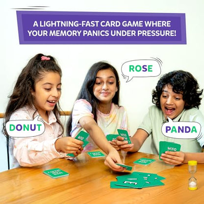 Skillmatics Who Saw What? in 60 Seconds – Memory Card & Board Game for Kids | Fast-Paced Fun for Family Game Night, Quick-Thinking Party Game for Kids,Teens & Adults, Gift for Ages 7, 8, 9 & Up