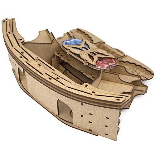 TowerRex Gloomstalker Bundle with 1 Playerboard | Storage Solution for Gloomhaven Board Game Forgotten Circles Expansion | Insert for Gloomhaven Organizer Kit | Gloomhaven Card and Token Tray Box