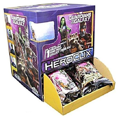 WizKids Marvel HeroClix: Guardians of The Galaxy Movie Gravity Feed Display (24)