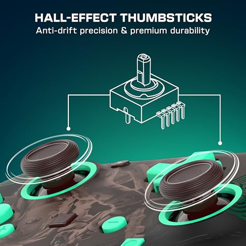 Turtle Beach Rematch Wired Controller The Legend of Zelda Nintendo Switch 2 | Nintendo Switch 2, Lite, OLED, Hall-Effect Thumbsticks, 2 Mappable Buttons, Glows-in-the-Dark, C-Button, The Legend of Zelda - color: Zelda