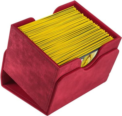 GameGenic Deck Box – Sidekick XL Red 100CT – Durable and Sturdy TCG, OCG, CCG Card Storage – Compatible with Pokemon, Yugioh, Commander, and MTG Magic: The Gathering Cards - color: Red