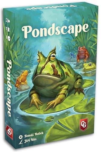 Capstone Games Pondscape - Strategy Card Game for Adults & Teens - 2 Player or More - Asymmetrical, Mystery, Role-Based & Thematic Card Game for Game Night & Family Fun