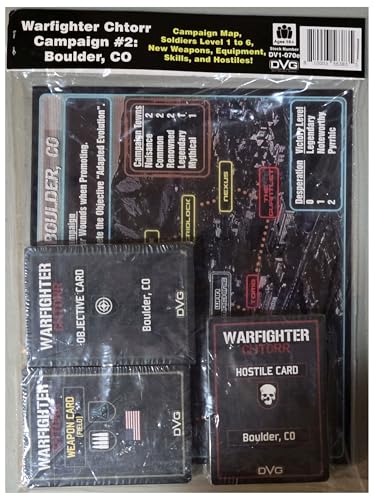 Dan Verssen Games Warfighter Chtorr Campaign #2 Boulder, Colorado Board Game Expansion. for Adults.