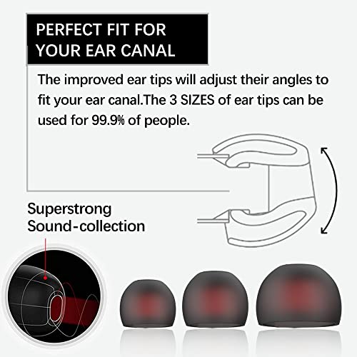 KASOTT SoundMaster Pro V1 - Gaming Earphones with Dual Audio Drivers,Battle Buds,in-Line Mic with Mute and Volume Control, Compatible with Xbox Series,Xbox One,PS5,PS4,Switch,Pc with 3.5mm Aux - color: Flaming Red