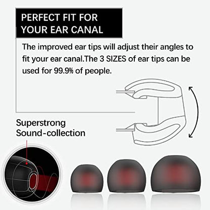 KASOTT SoundMaster Pro V1 - Gaming Earphones with Dual Audio Drivers,Battle Buds,in-Line Mic with Mute and Volume Control, Compatible with Xbox Series,Xbox One,PS5,PS4,Switch,Pc with 3.5mm Aux - color: Flaming Red