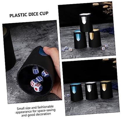 Toyvian 1pc Plastic Dice Cup Compact and Lightweight Shaker for Ktv and Party Games Easy to Clean Stable Dice Rolling Storage Accessory