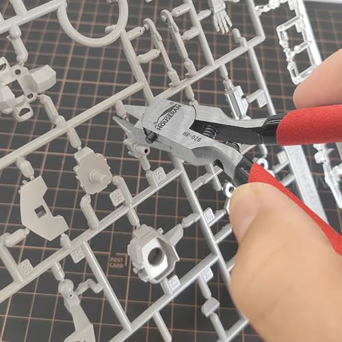 11.9cm(4.7인치) 모델 니퍼, 싱글 블레이드, 모델링 도구 키트 | 플라스틱 모델용 스프루 커터, 건프라 건담용 클리퍼, 모델 빌딩용 취미 도구
