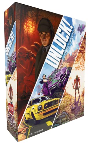 Asmodee Unlock! Legendary Adventures Card Game - Escape Room-Inspired Cooperative Adventure, Fun Family Game for Kids and Adults, Ages 10+, 1-6 Players, 1 Hour Playtime, Made by Space Cowboys