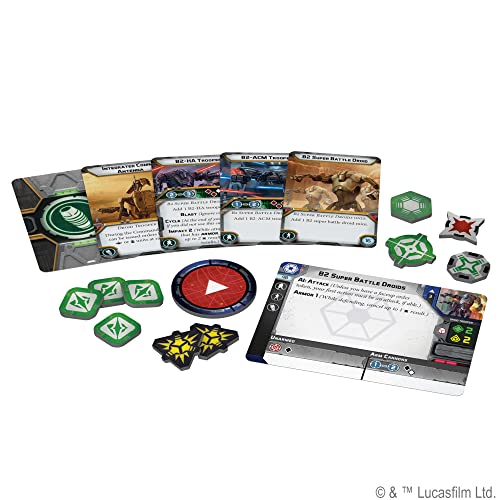 Star Wars: Legion B2 Super Battle Droids Unit Expansion - Unleash Devastating Power! Tabletop Miniatures Strategy Game for Kids & Adults, Ages 14+, 2 Players, 3 Hr Playtime, Made by Atomic Mass Games - style: Separatist Alliance Expansions: B2 Super Battl