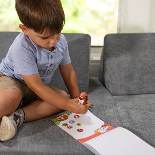 Melissa & Doug Sticker Wow!™ Dog Bundle: Sticker Stamper, 24-Page Activity Pad, 600 Total Stickers, Arts and Crafts Fidget Toy Collectible Character - style: Dog