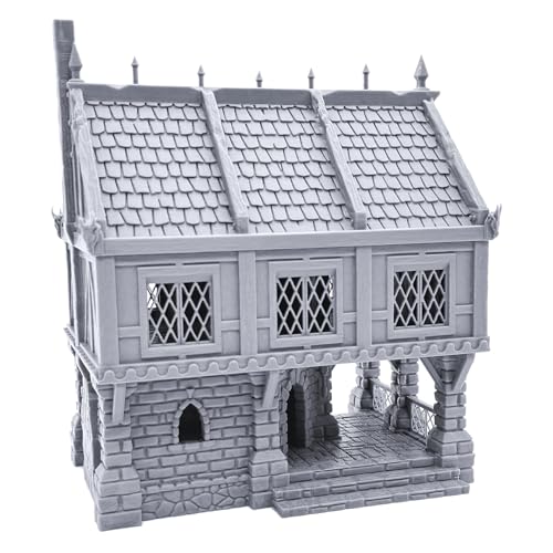 EnderToys Ulvheim Small Merchant House by Terrain4Print, 3D Printed Tabletop RPG Scenery and Wargame Terrain 28mm Miniatures
