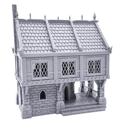 EnderToys Ulvheim Small Merchant House by Terrain4Print, 3D Printed Tabletop RPG Scenery and Wargame Terrain 28mm Miniatures