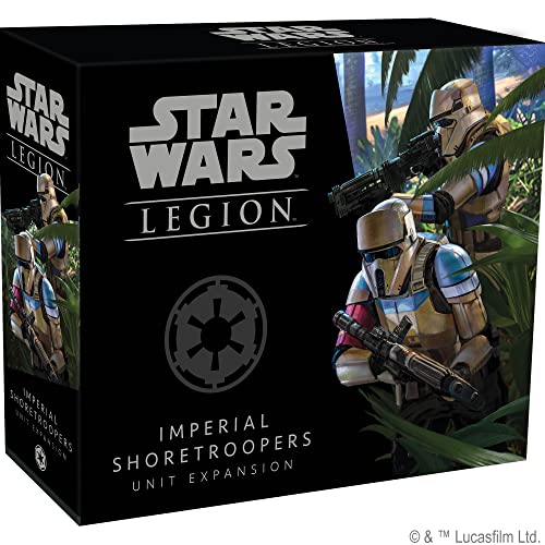 Star Wars: Legion Imperial Shoretroopers UNIT EXPANSION - Elite Troopers! Tabletop Miniatures Game, Strategy Game for Kids and Adults, Ages 14+, 2 Players, 3 Hour Playtime, Made by Atomic Mass Games - style: Galactic Empire Expansions: Imperial Shoretroop