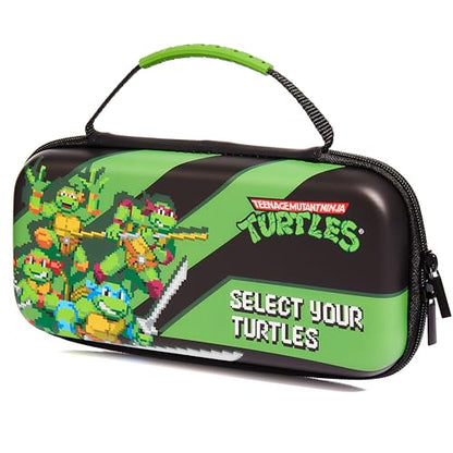 Numskull Teenage Mutant Ninja Turtles Hard Shell Travel Case for Nintendo Switch and OLED Model Console - Fits 10 Games and Switch Accessories - color: TMNT