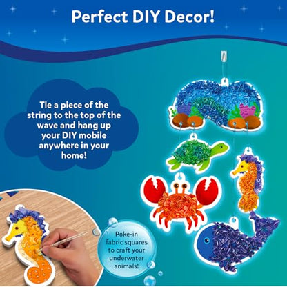 Skillmatics Poke-in Art – Underwater Animals, Mess-Free DIY Wood Craft Kit | Mess-Free Creative Art Kit for Kids, 5 Foam Pieces, DIY Room Decor, Gifts for Girls & Boys Ages 4, 5, 6, 7, 8, 9 - style: 7. Underwater Animals
